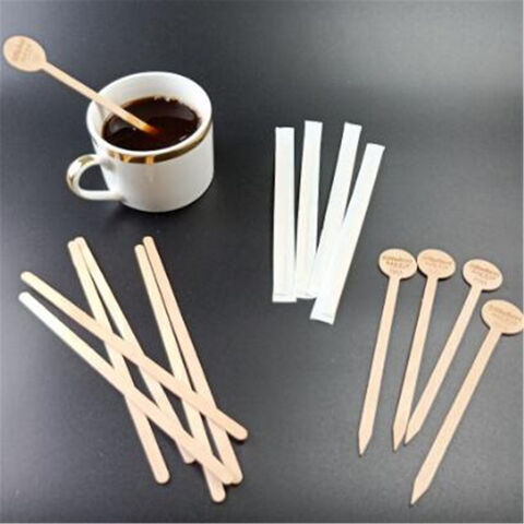 Wooden Coffee Stirrers, Eco-friendly Wooden Stir Sticks