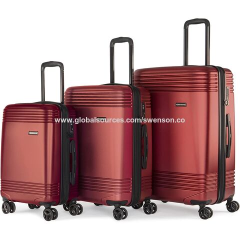 Buy Wholesale China 3 Piece Hard Shell Luggage Set, Expandable ...