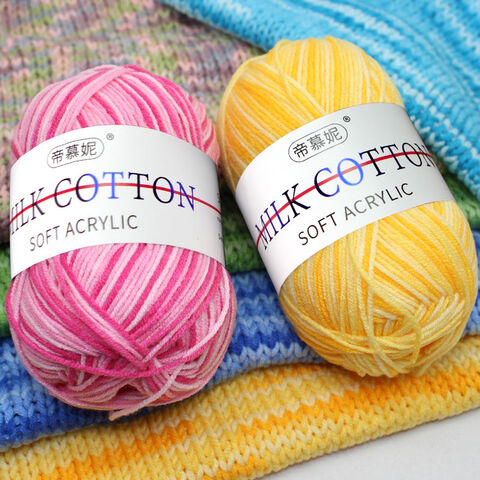 Custom Wool Yarn Chinese 100% Milk Cotton Yarns Knitting Crochet 50g 100%  Acrylic Yarn Hand Knitting Yarn - China Hand Knittting Yarn and Wool Yarn  price