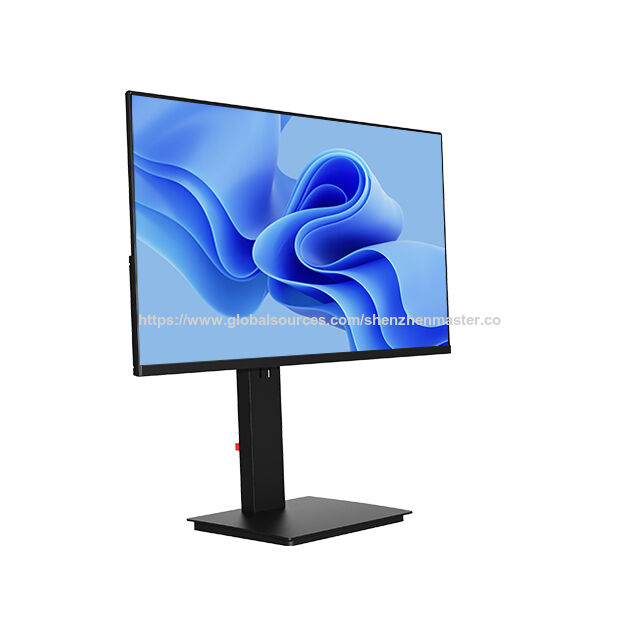 Moniteur d'ordinateur IPS 23,8 pouces 16:9 avec technologie d'écran dur, taux de rafraîchissement de 75Hz, lunette étroite, montage mural, écran LCD HD pour bureau