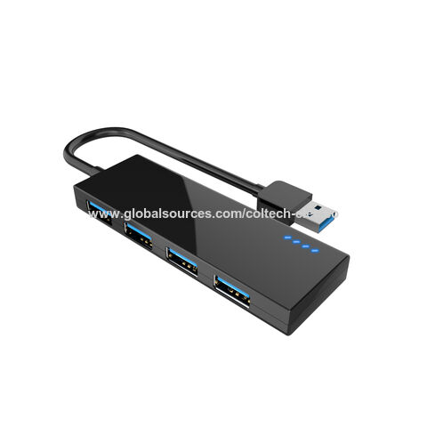5€ sur Multiprise USB Hub Splitter USB 3.0 4 Ports haute vitesse (5Go) avec  Interrupteur Individuel et LED, tous droits réservés - Hub USB - Achat &  prix