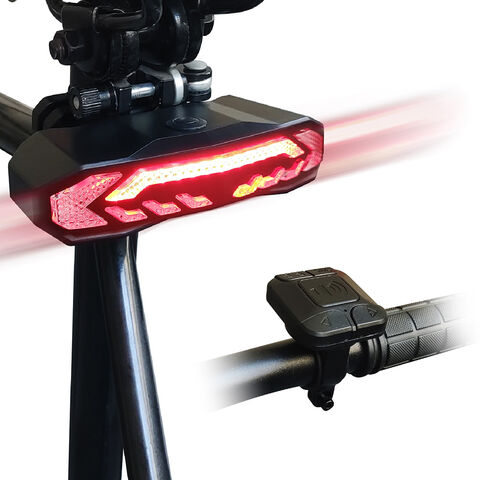 Luces de bicicleta, luz trasera de alarma de bicicleta antirrobo