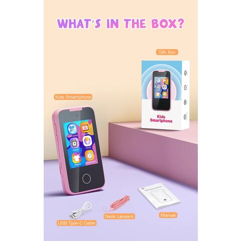 Teléfono Inteligente Educativo con Pantalla Táctil y Cámara para Niños - Juguete Móvil Inteligente for sale at factory direct price