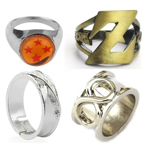 Compre 4 Dise os Cosplay Accesorios Dbz Anillo De Anime Ajustable Creativo Abierto Esf rico Lujosos Anillos y Anillo de China por 0.4 USD Global Sources