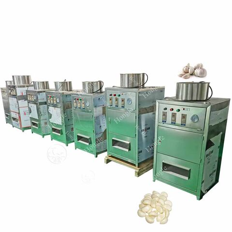 Remove Garlic Clove Skin by Automatic Garlic Peeling Machine