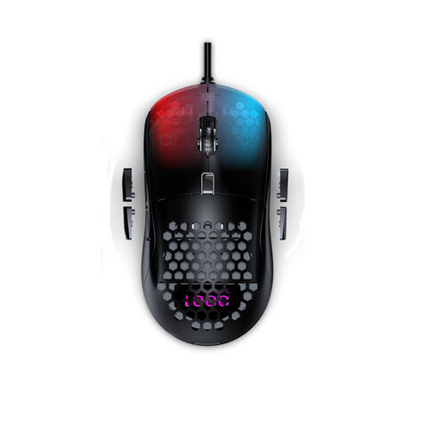 Newest Lightweight Gaming Mouse Rgb Backlight With Detachable Side