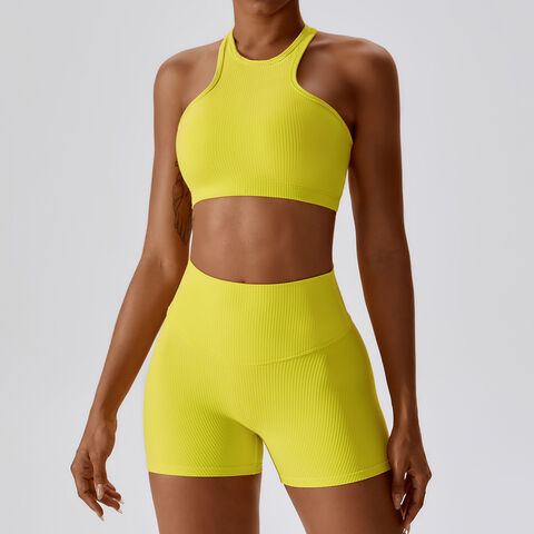 Buy Wholesale China Women′s Gym Sports Wear Set Yoga Suit Tops Bra