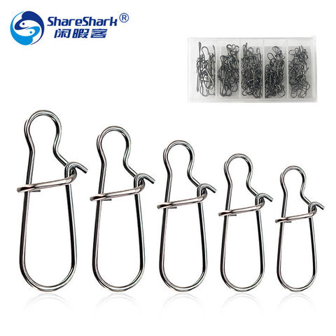 Buy China Wholesale 100pcs/box Stainless Steel Duo Lock Snaps Pin Hook  Connector Freshwater Saltwater Fishing Snap Pin Fishing Gear Accessories  Kit & Duo Lock Snaps Pin $1.25