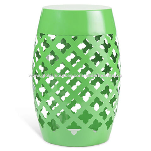 Outdoor metal garden online stool