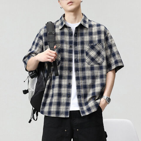 Achetez en gros Tenue De Travail Rétro Chemise à Manches Courtes à