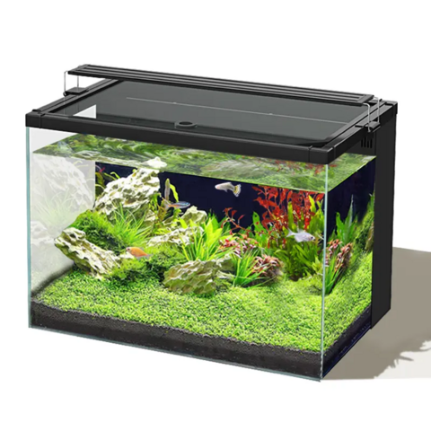 2 Pcs Aquarium Landscaping Grass Betta Fish Accessory for Tank