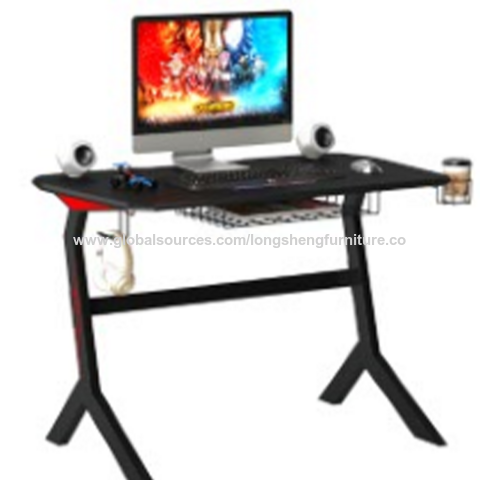 Home Office L Shaped Gaming Computer Corner Desk PC Writing Gamer Table -  China Gaming Desk, Gaming Desk for PC