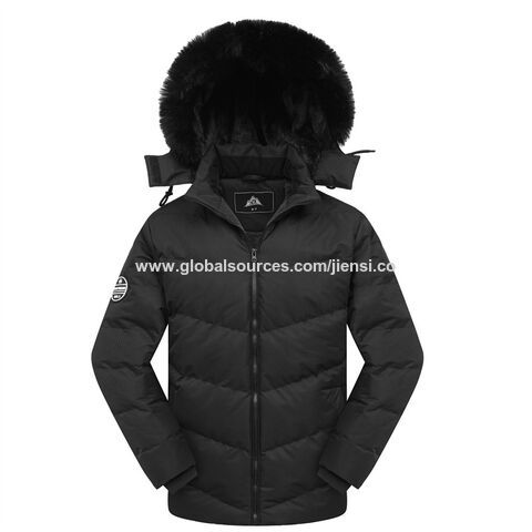 2023 Men's Winter Jacket And Coats Thicken Warm Hooded Mid Length