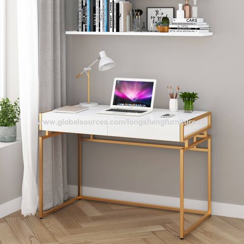 Modern White Home Office Desk Furniture  Modern home office desk, Office  furniture design, Modern home office furniture