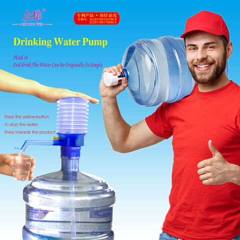 Gallon Bottle Plastic Drinking Water Pump Bagged