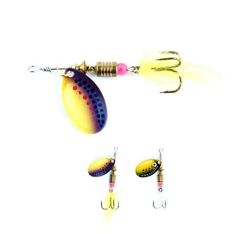 Mister Lure 4.5g 60mm Feather Treble Hook Fishing Spoons