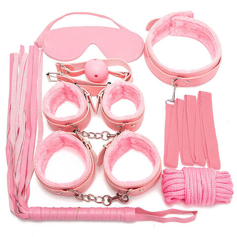 Buy China Wholesale 7 Kit Leather Sex Toys Bdsm Restraints Bondage Adult  Sex Toys Setting Handcuff Whip Spanking Bdsm For Couples & Bdsm Set $3.39