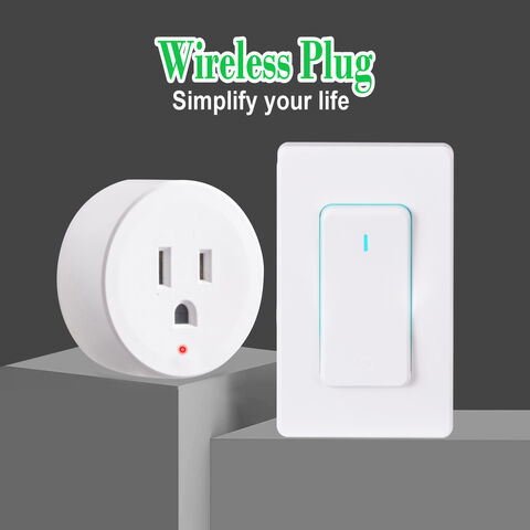 Wireless Remote Control Outlet Plug Wall On Off Power Switch 500ft  Waterproof US