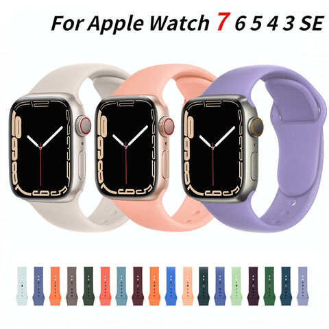 Banda de reloj de cintura pequeña para Apple Watch Ultra 49 mm / Serie 8 y  7 45 mm / SE 2 y 6 y SE y 5 y 4 44 mm / 3 y 2 y 1 42 mm (Marrón)