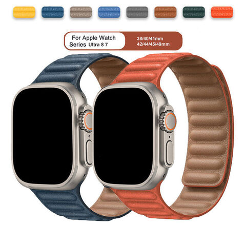 Magnetic Metal Loop Watch Band wrist Strap For Apple Watch Series 9 8 7 41/ 45mm