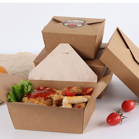 Bulk Buy China Wholesale Chinese Takeout Box Eco Food Kraft Paper Box ...