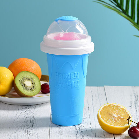 TIK TOK Frozen Magic Cup Food Grade Silicone Slushy Making Machine Smoothie Cooling Slushie Maker Cup for sale at factory direct price