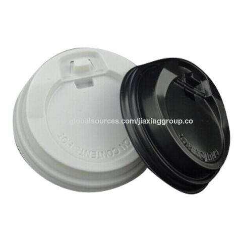 Disposable Paper Coffee Cups with Lids - 20 oz + White Dome Sipper Lids  (90mm)