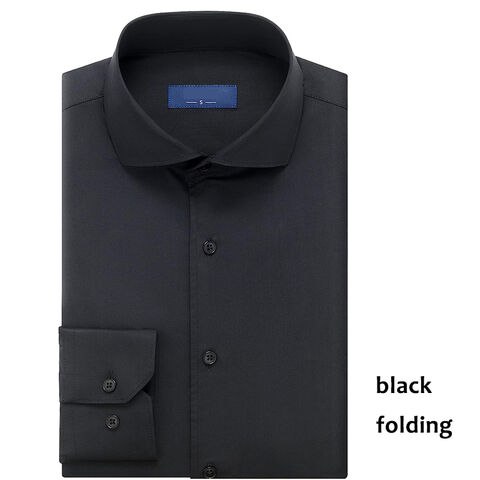Herren Hemden Langarm Regular Fit Business Hemden Tops