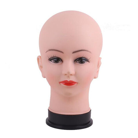 Mannequin PVC Manikin Head Realistic Mannequin Head Bust Wig Head