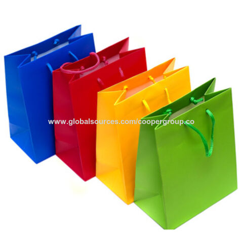 Buy Wholesale China Oem Custom Cheap With Handle Kraft Paper Bag