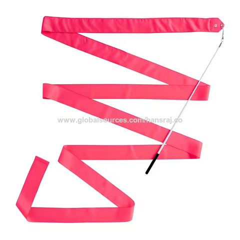 Buy Wholesale India Dance Ribbons Rainbow Streamer Rhythmic Gymnastics  Ribbon Baton White Fiber Glass Stick With Quality Material Stick For  Training & Ribbon at USD 0.75