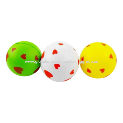 Pelota antiestrés personalizada de PU de colores