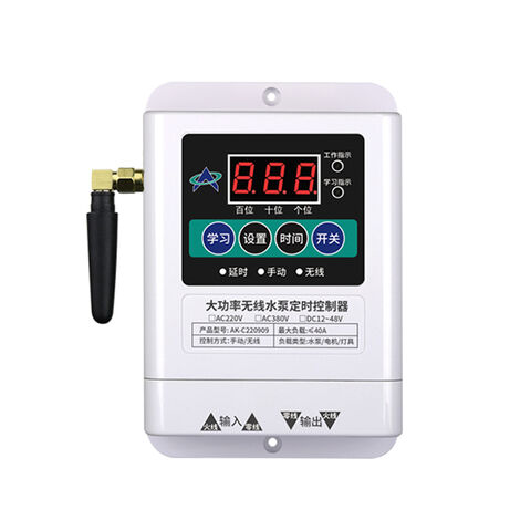 AC100-240V 1 Canal Control de Cuenta Regresiva Motor Industrial Oxigenador Riego Iluminación Interruptor de Retardo Universal RF Control Remoto