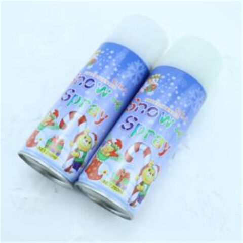 China Wholesale 250ml Christmas blue can snow spray for festival party  celebration manufacturers and suppliers