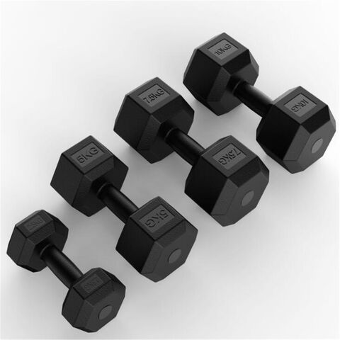 Mancuerna Hexagonal 10Kg - Equipamiento Fitness 