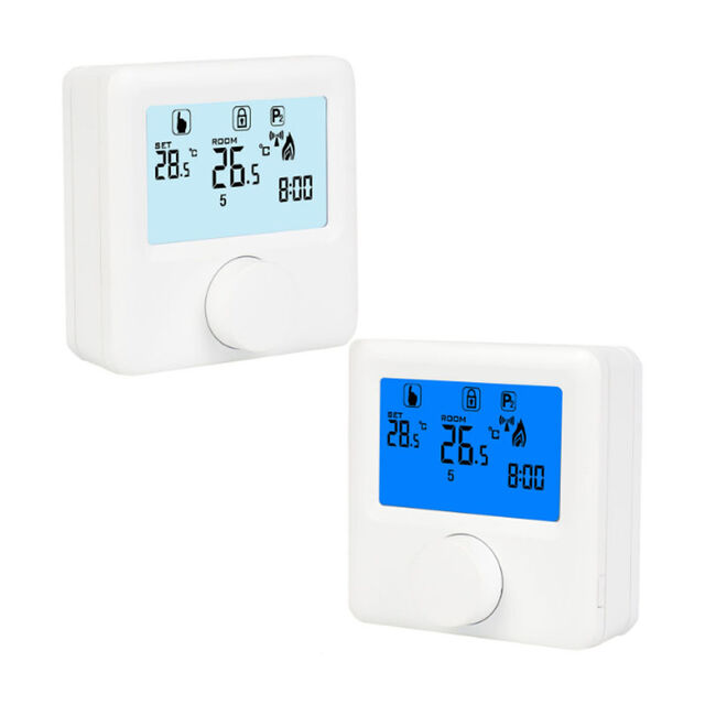 Thermostat Intelligent pour Chaudière à Gaz Murale, Contrôleur de Température Programmable Hebdomadaire avec Contrôle Rotatif for sale at factory direct price