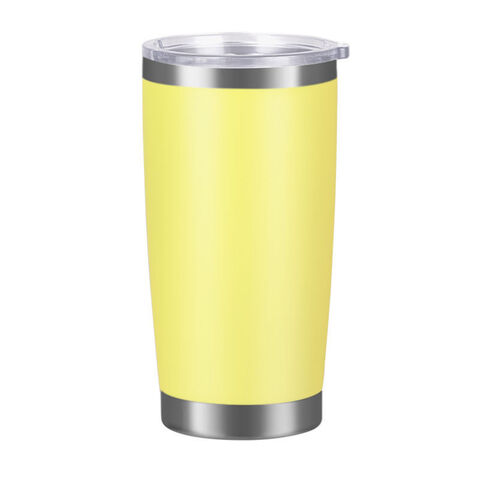 Stainless Steel Yellow Stanley Cup | Pandaroo Unique