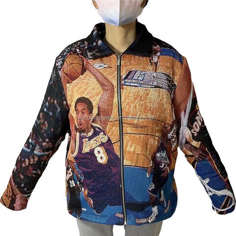 Source Custom Tapestry Zip Up Jackets Plus Size Men's Designer