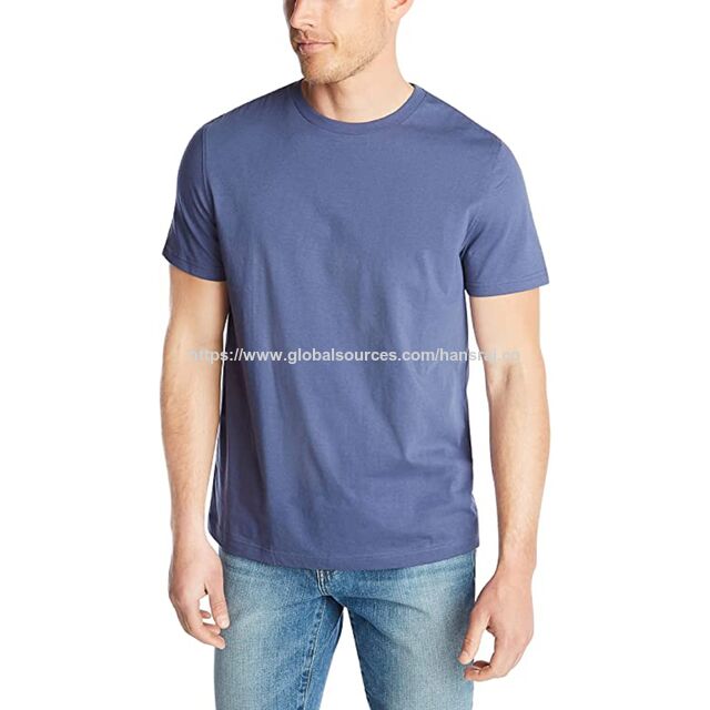 Camiseta de algodón para hombre con logotipo y color personalizables - Venta al por mayor