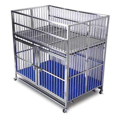 Silver dog outlet cage