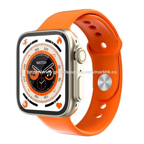 Smartwatch IPS de 2.01" para Android e iOS con monitor de frecuencia cardíaca y oxígeno en sangre, pantalla táctil completa + codificador + botón + sensor de movimiento
