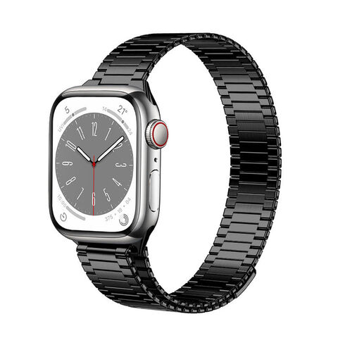 Stainless Steel Smartwatch Band 38-49mm Magnetic Metal Watch Strap