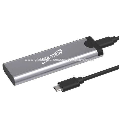 Tool-freeType-C M.2 (PCIE/SATA,NVMe/NGFF combo) Case super velocidade 10Gbps Type-c 3.2 Gen2 Caixa de liga de alumínio M/B M Chave combo