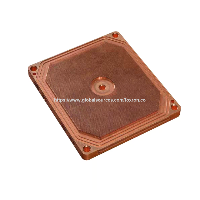 Skived Fin Heat Sink Copper Plate High Power Copper Skived Fin Heat ...