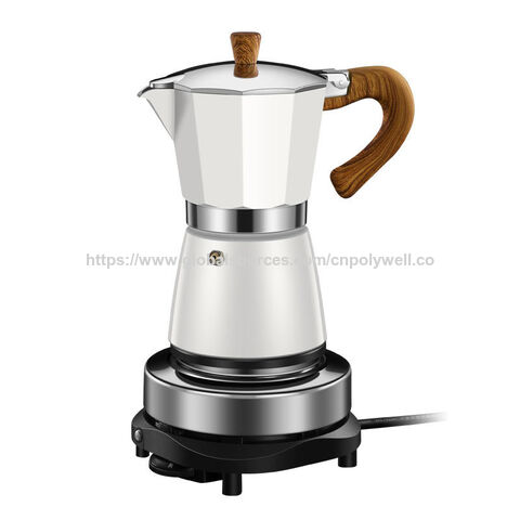 Polywell Mokka-Kaffeekanne für Handaufguss, Filterkaffeekanne, Italienische Espressokocher