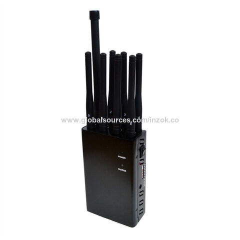 Buy Wholesale China 8 Antennas Handheld Cell Phone Jammer, Blcok 2g/3g/4g  And Lojack Gps Wifi Signals & Jammer at USD 360