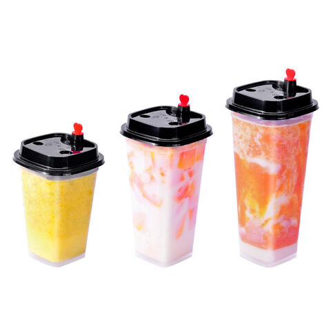 350 Ml Milk Shake Juice Plastic Cup