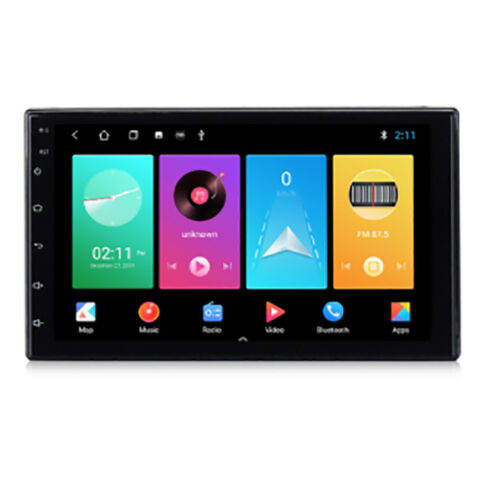 Pantalla táctil WiFi Android coche DVD Radio Universal GPS trasero Cámara 1  DIN 7'' 9'' 10'' IPS Android 10 MP5 Reproductor - China Estéreo para coche,  GPS para coche