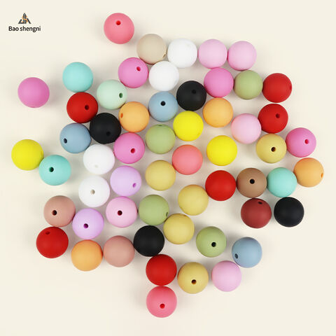 Buy Wholesale China Top Ranking Silicone Focal Beads Round Food Grade Soft  Silicone Loose Bead Custom Bulk Baby Silicone Teether Bead & Silicone Baby  Beads at USD 0.25