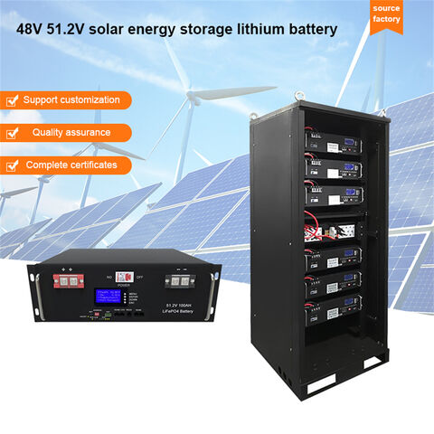 Vatrer 48V 100AH LiFePO4 Server Rack Lithium Solar Battery, w